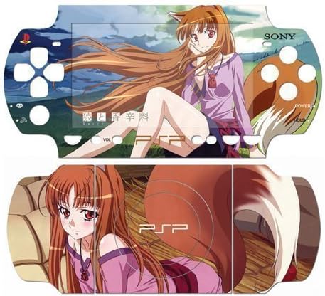 PSP 3000 için Japon Anime Baharat ve Kurt Tasarım Dekoratif Koruyucu Cilt Decal Sticker