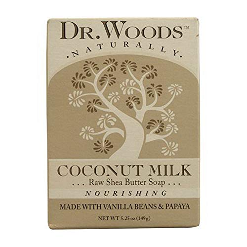 Dr. Woods Hindistan Cevizi Sütü Shea Yağı Sabunu, 5.25 oz (1 Paket)