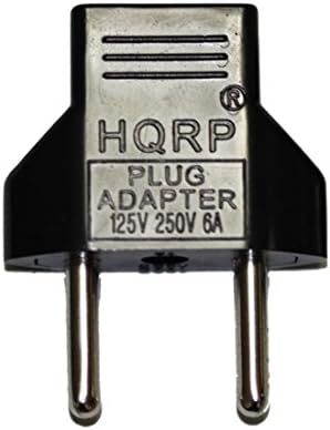 HQRP Hızlı Şarj ile Uyumlu SHARKK taşınabilir Bluetooth 4.0 Mini Hoparlör AC Adaptör Güç Kaynağı Kablosu + Euro Fiş Adaptörü