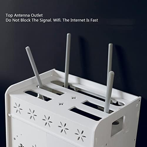 Yüzer Raf Optik Kedi Kablosuz Yönlendirici Saklama kutusu Masaüstü İniş Ücretsiz Delme Raf Duvara Monte Yaratıcı WiFi Set-top
