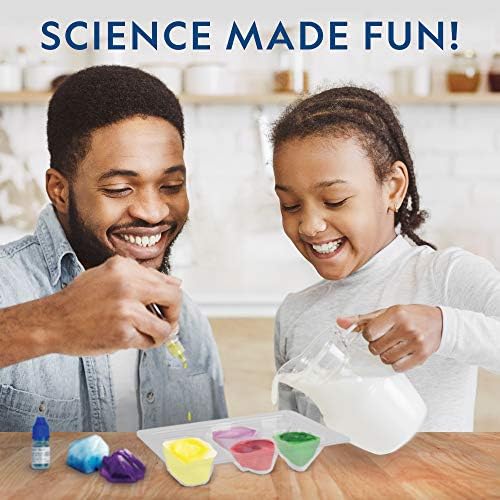 NATİONAL GEOGRAPHİC Gemstone Soap Making Kit-20 Gerçek Görünümlü Mücevher Sabunu, DIY Zanaat Kiti, Çocuklar için Sabun Yapma