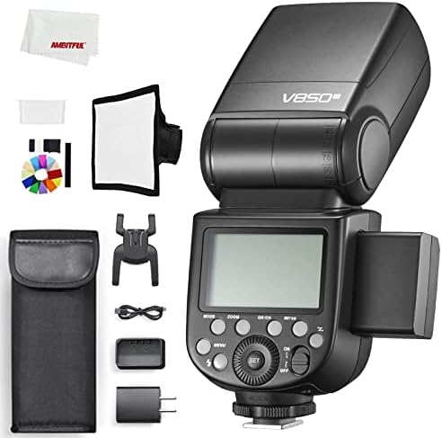 Godox VİNG V850III Kamera Speedlite Flaş,2.4 G Kablosuz Kontrol,Dahili 7.2 V/3000 mAh Lityum Pil,bir Kamera Flaşı Olarak,Nikon