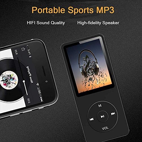 MP3 Çalar, 16 GB Micro SD Kartlı Müzik Çalar, Dahili Hoparlör / Fotoğraf / Video Oynatma / FM Radyo / Ses Kaydedici / E-kitap
