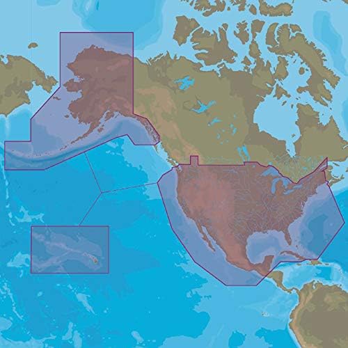 C-MAP INSİGHT PRO-Tek bir SD kartta tüm ABD İç Göl ve Kıyı Haritaları