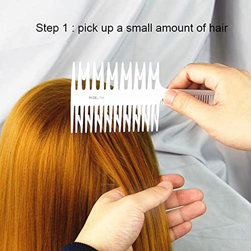 Autobestown Anti-statik kuaförlük taraklar saç Boyama tarak Dokuma Kesme taraklar Kuaförlük saç fırçası kuru Ve ıslak çift amaçlı