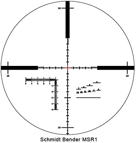 Schmidt & Bender PM II 5-25x56 34 mm L / P MTC LT FFP .1 MRAD MSR Aydınlatması. Tüfek