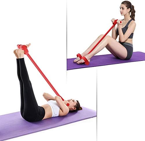 RTGFS Genişletici Yoga-Ekipman Egzersiz Pilates-Egzersiz Çekme Halatı Lateks-Pedal Elastik Bantları