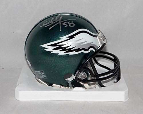 Jordan Hicks, Philadelphia Eagles'ın Mini Kaskını İmzaladı-JSA İmzaya Tanık Oldu