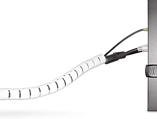 Electraline 1.8 m Genişletilebilir Kablo Yönetim Kovanı-Kablo Demeti, Beyaz