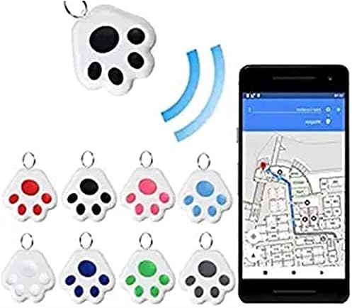 Bateconli Mini Kedi Köpek GPS Takip Bulucu Önleme Anti-Kayıp Su Geçirmez Taşınabilir Bluetooth Tracker Bagajlar için (Renk: Siyah)