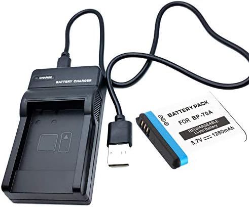 Pil Paketi ve USB Seyahat Şarj için Samsung ST30, ST60, ST61, ST65, ST66, ST67 Dijital Kamera