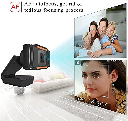 Dragonranee Webcam Mikrofon ile 1080 P HD Streaming USB Bilgisayar Kamerası Tak ve Çalıştır 30fps PC Video ConferencingCallingGaming