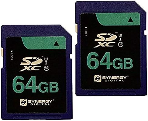 Synergy Dijital Fotoğraf Makinesi Hafıza Kartı, Nikon VFB12502 Dijital Fotoğraf Makinesi ile uyumlu - 2 Paket 64GB