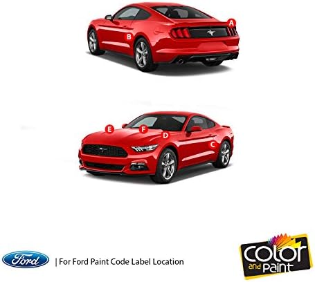 Ford Avrupa Otomotiv Rötuş Boyası için Renk ve Boya - Mutlak Siyah İnci - 3-Boya Çizik Onarımı, Tam Eşleşme-Temel