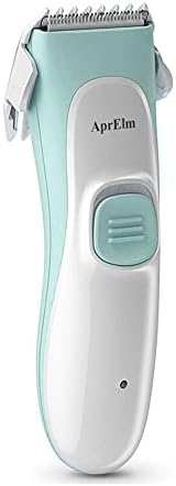 AprElm Ultra-Sessiz Akülü Şarj Edilebilir Su Geçirmez Seramik Bıçak Elektrikli Saç Kesme Bebek Çocuk Yetişkin için