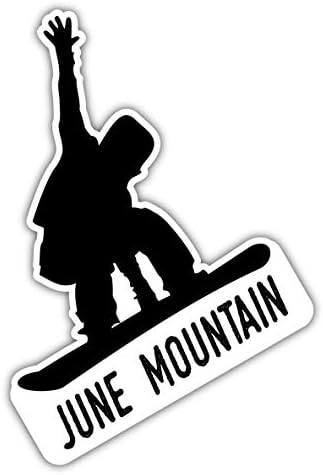 Haziran Dağ Kaliforniya Kayak Maceraları Hatıra 2 İnç Vinil Decal Sticker Dağ Tasarım