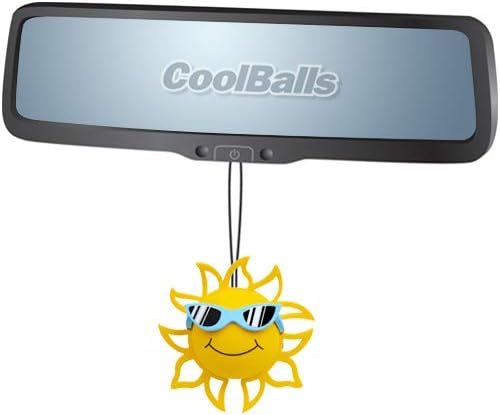 Coolballs California Sunshine w Güneş Gözlüğü Araba Anteni Topper/Dikiz Aynası Dangler/Masaüstü Yay Standı (Mavi) (Standart İnce