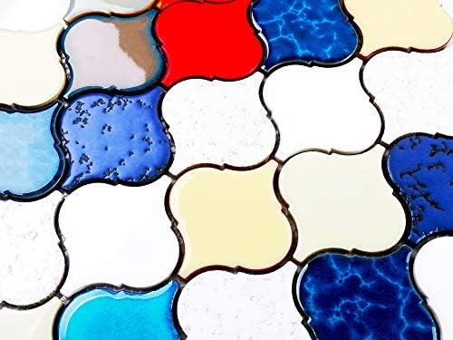 Moda Renk Fener Tuğla Seramik Mozaik Oturma Odası Arka Plan Duvar bar Dekorasyon Sırlı Çini Mozaik Yüzme Havuzu Tuvalet Yer Karosu