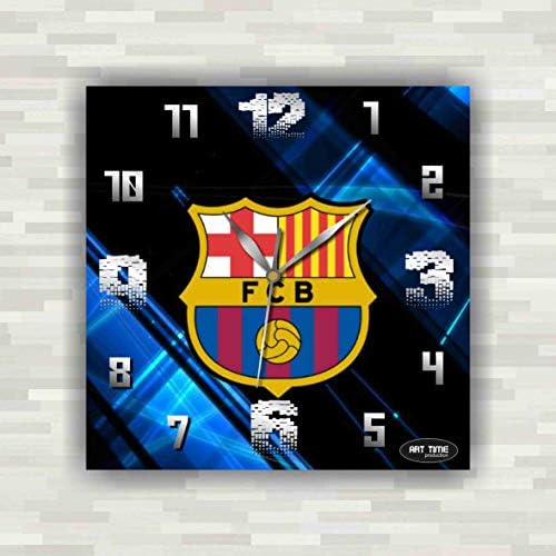 Sanat zamanı üretimi FC Barcelona 11 Harika El Yapımı Duvar Saati-Benzersiz Tasarım - Özel Olun-Plastikten Yapılmış En İyi Hediye
