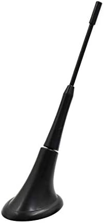 Otomotiv için X AUTOHAUX Siyah Plastik Kendinden Yapışkanlı Taban Dekoratif Kukla Anten Anteni