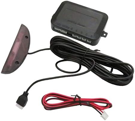 MAVİ ELF 4 Park Gümüş Sensörleri LED Yedekleme Ters Arka Radar Sistemi Uyarısı Alarm Kiti Araba SUV Kamyon için (Gümüş)