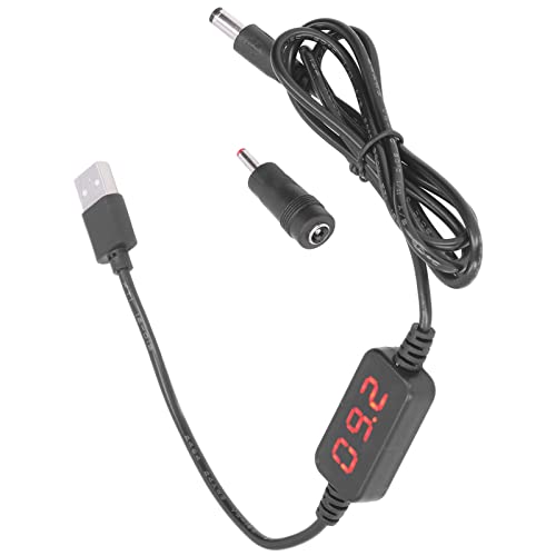 USB Boost Dönüştürücü Kablosu, Güç Bankası için ABS Mobil Güç Artırma Modülü (5V ila 9V)