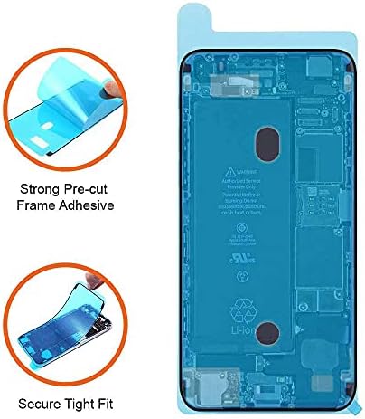 RepairPartsPlus ıçin iPhone 12 Mini Ekran Değiştirme LCD ve dokunmatik Digitizer + Çerçeve Prim Tamir Kiti (5.4, A2176 | A2398