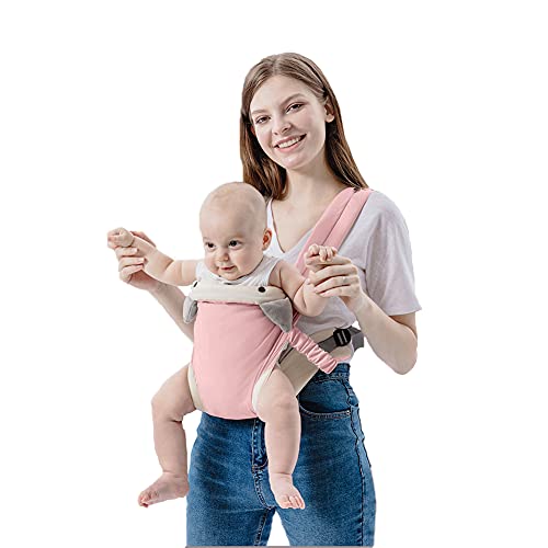 ANGELBB Bebek Taşıyıcı Sling Bebekler ve Küçük Çocuklar için, 4-in-1 Taşınabilir Ergonomik Taşıyıcı packback Ön ve Arka, Yaz