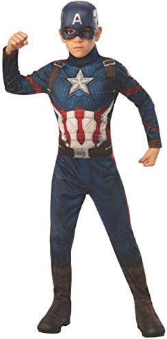 Rubie'nin Harikası: Avengers Endgame Çocuğun Kaptan Amerika Kostümü ve Maskesi