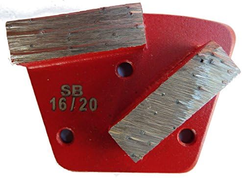 Beton taşlama diski parçalı yamuk elmas aracı için beton taşlama yüzey yenileme 16/20 yumuşak Bond çift segment