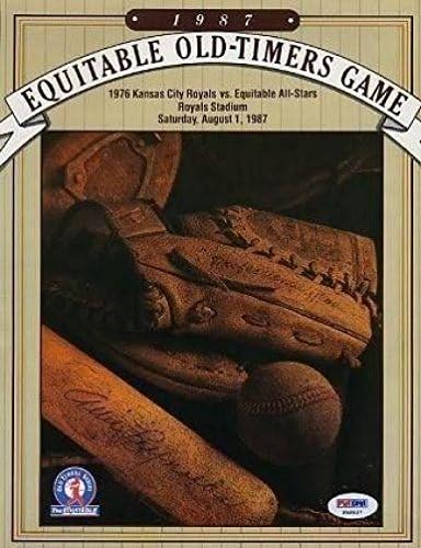 Allie Reynolds İmzalı Psa / dna Eski Zamanlayıcılar Programı Authentic İmzalı MLB Dergileri