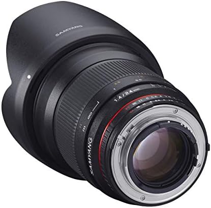 Samyang SY24M-C 24mm f / 1.4 Geniş Açı canon lensi, Siyah