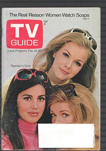 TV Rehberi 2/14/1970-Linda Harrison-Laraine Stephens-Karen Jensen-Doğu Illinois