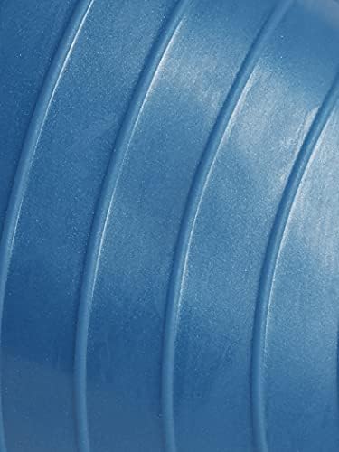 Cando 30-1800 Mavi Kaymaz PVC Vinil Şişme Egzersiz Topu, 12 Çap, 300 lbs Ağırlık Kapasitesi