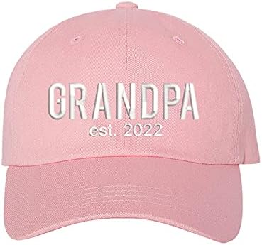 DSY Yaşam Tarzı Büyükbaba Est. 2022 İşlemeli Beyzbol Şapkası - Büyükbaba Baba Şapkası