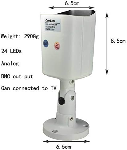 Analog 960TVL Su Geçirmez CCTV Kamera IR 24 LED Renkli Gece Görüş Geniş Açı Güvenlik Sistemi 3.6 mm Lens