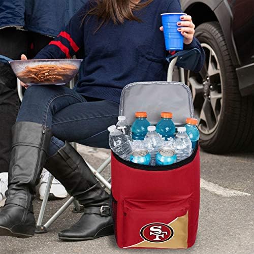 FOCO San Francisco 49ers NFL Soğutucu Sırt Çantası, Takım Rengi, Tek Beden