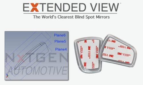 Özel Kör Nokta Aynaları - 2021-2022 Ford Bronco / kör nokta aynaları ile uyumlu 6. Nesil Ford Bronco fabrika aynaları ile BLIS