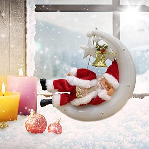 Gereton Noel Baba Müzikli Oyuncak, Işıklar ve Müzikli Sevimli Elektrikli Noel Baba Oyuncakları, Noel Noel Baba Dekorasyonu
