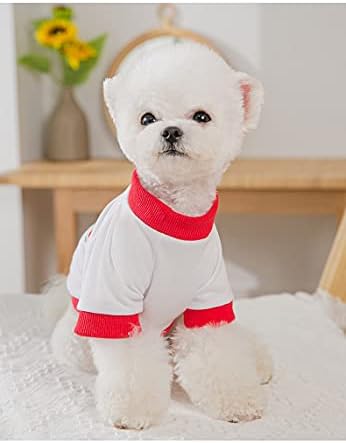 Izielad 3 Parça Köpek Gömlek Pet Köpek T-Shirt Giyim Kıyafet Giyim Mont XS