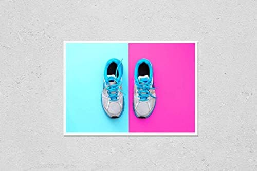 KwikMedia Poster Reprodüksiyonu Spor Ayakkabı, Spor Ayakkabı, Bayan Spor Koşu Ayakkabısı, Antrenman