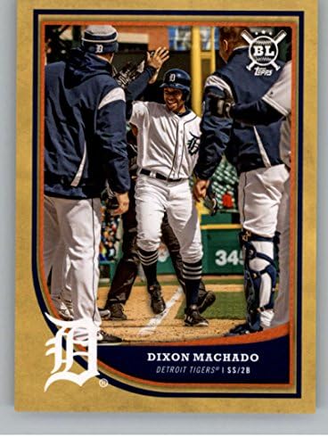 2018 Topps Büyük Lig Altın 381 Dixon Machado Kaplanlar MLB Beyzbol Kartı NM-MT