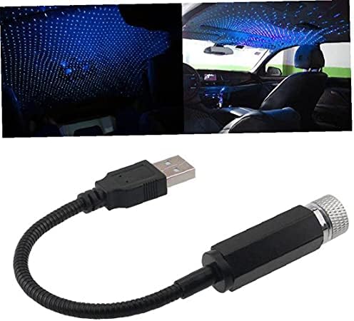 Led yıldız ışık projektör USB Powerd gece ışık projektör yıldızlı lamba romantik mor mavi ev çatı araba dekor için