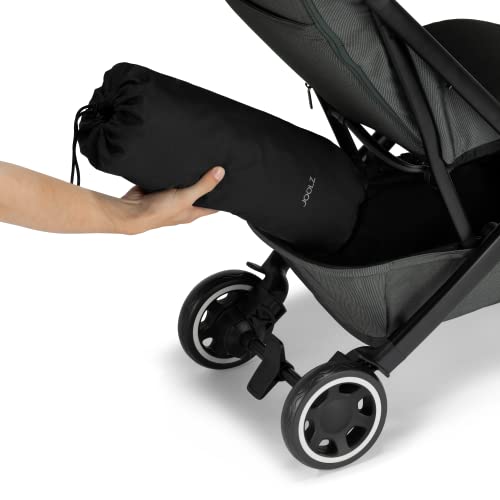 Joolz AER-Footmuff-Bebek Arabası Aksesuarı - Hava Koşullarına Dayanıklı Arkadaşı-Joolz Aer'niz için Mükemmel Uyum-Rafine Siyah