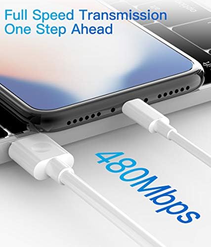 6FT iPhone Kablosu, MFi Sertifikalı, Quntis 3 Paket Şarj Cihazı Yıldırım Orijinal Kablo Uyumlu iPhone 11 Pro Xs Max 8 7 6 Artı
