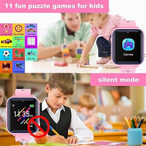 hhscute Çocuklar için akıllı saat, Çocuklar için akıllı saat 8-12 Çocuklar için akıllı saat Erkek Çocuklar için akıllı saatler