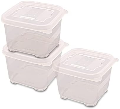Prettyard Gıda Taze Tutma Mutfak Kiler Saklama Kapları Organizasyon Kutusu (3.300 ml / ADET Paket (Fotoğrafta Detay Ölçümü))