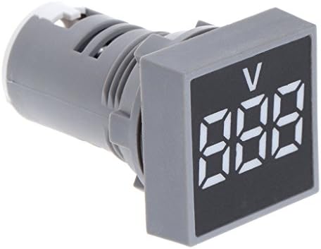 HELYZQ 22MM AC 12-500 V Voltmetre Kare Panel LED Dijital Gerilim metre gösterge ışığı