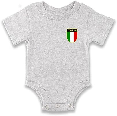 İtalya Futbol Retro Milli Takım Bebek Erkek Bebek Kız Bodysuit