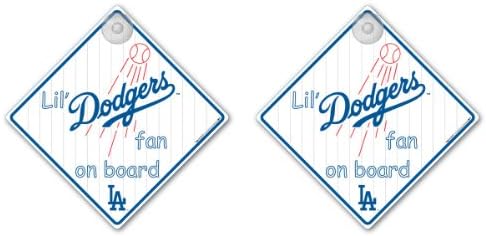 Major League Baseball Los Angeles Dodgers Lil Hayranı Tabelalarda, 2'li Paket